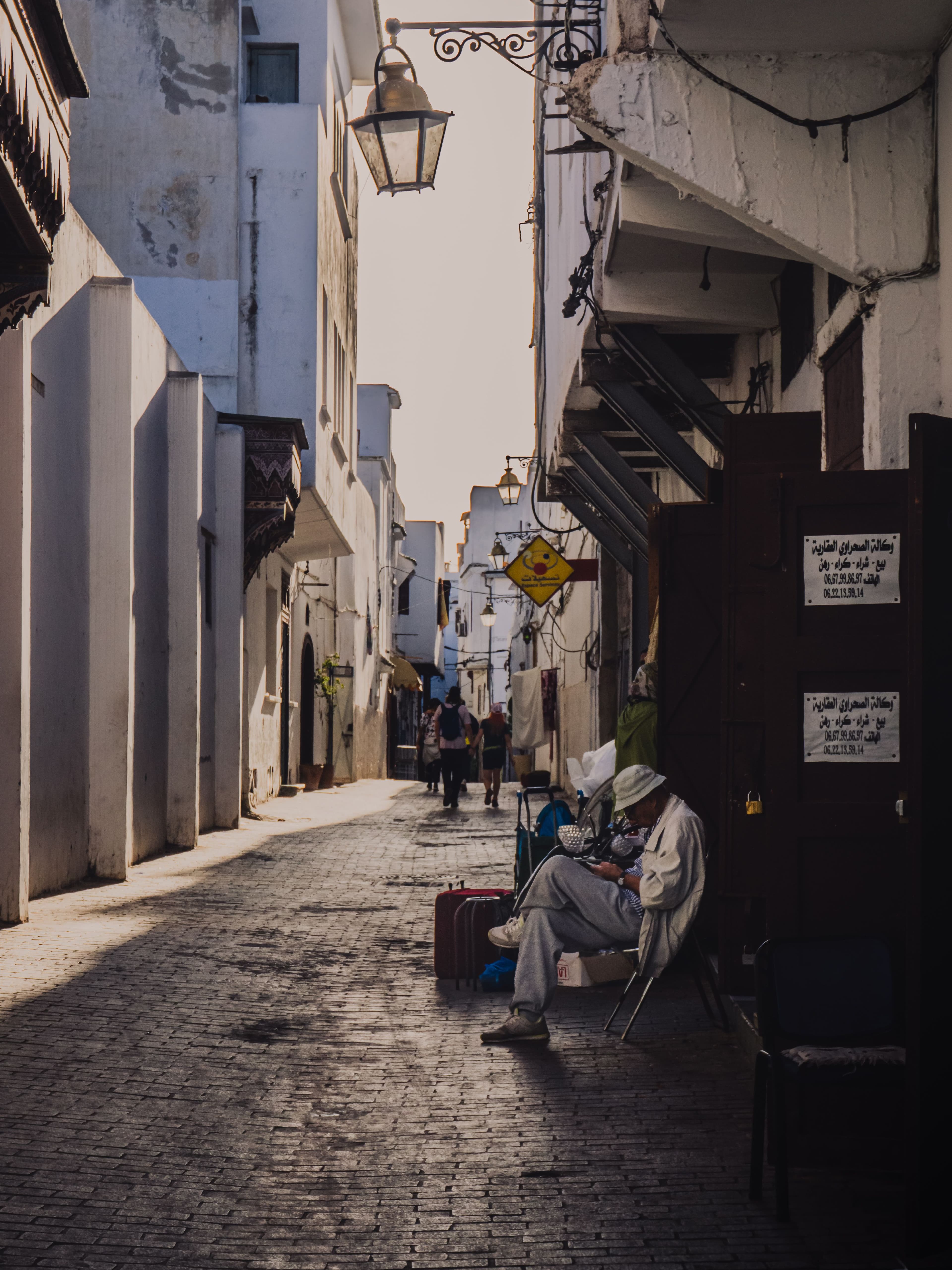 A quiet tea in the old medina of Rabat